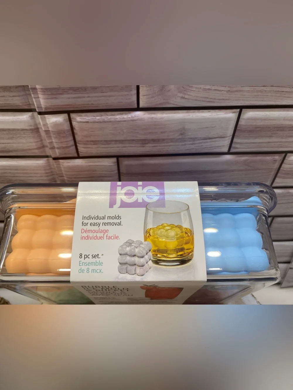 Joie ❤️ (6) XL BUBBLE ICE MOLD & BUCKET BPA FREE NWT